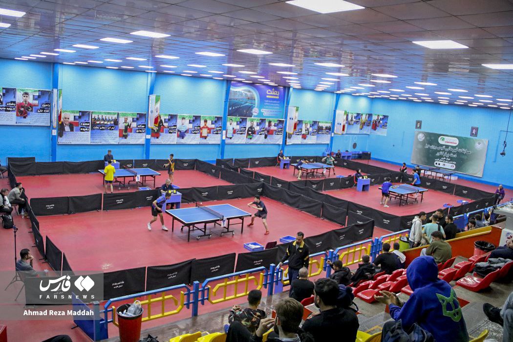 مسابقات تنیس روی میز دسته برتر جوانان کشور