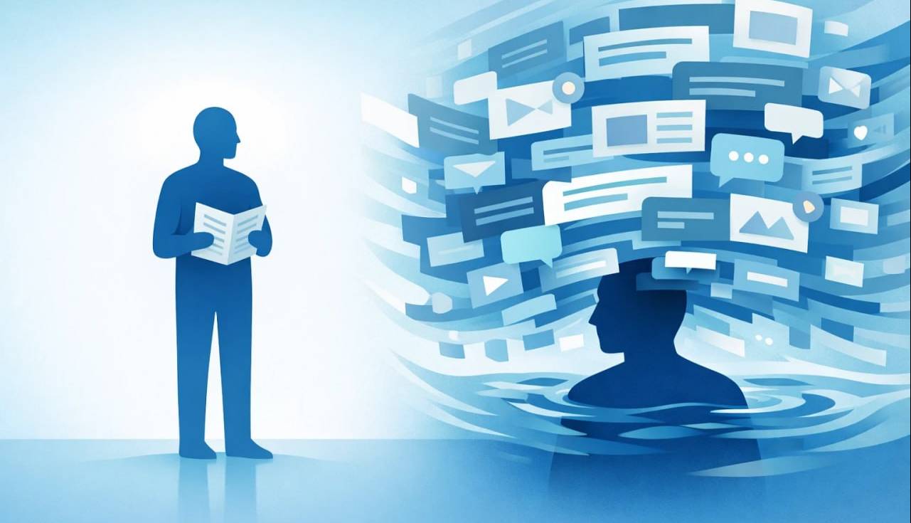 بین «دریافت خبر» و «غرقشدن در خبر» چه تفاوتی است؟