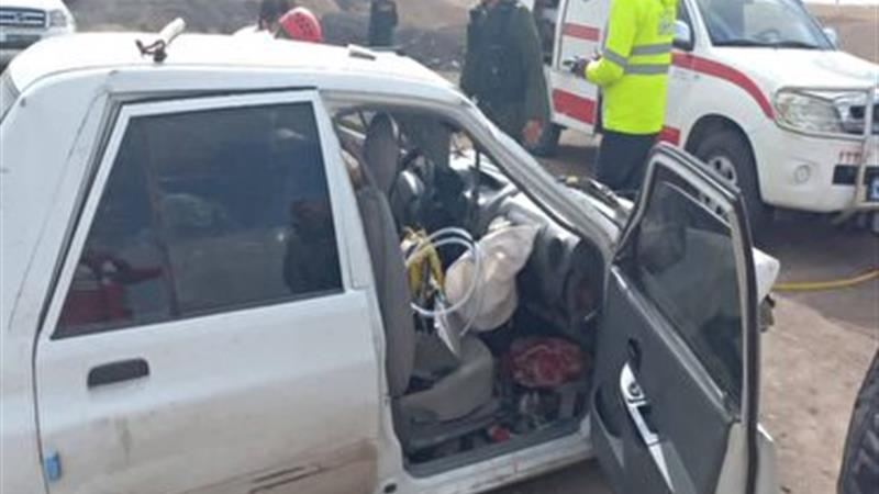 تصادف در قم یک فوتی و یک مصدوم بر جا گذاشت