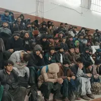 نجات ۳۰۰تبعه غیرمجاز افغانستانی از سرما در مرز دوغارون