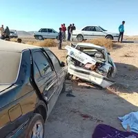 تصادف مگان با پژو 3 فوتی برجا گذاشت