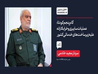 توضیحات سردار خادمی درباره عملیات سایبری و خرابکارانه علیه زیرساختهای خدماتی کشور در فتنه اخیر