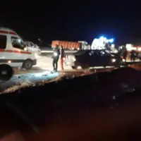 تصادف زنجیرهای در محور کرمان _ رفسنجان با ۳ فوتی و ۱۱ مصدوم