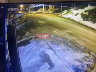 لحظهی پرواز خودرو دنا و سقوط به درهای در جاده چالوس با ۳ کشته