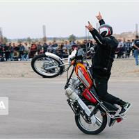 مارپیچهای مرگ؛ نمایش موتورسواران بجنوردی