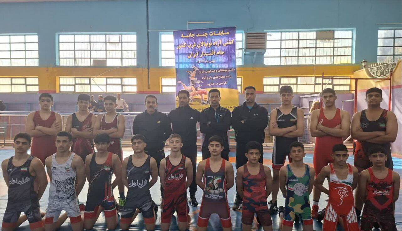 آیندهسازان کشتی کرمانشاه در لرستان قهرمان شدند