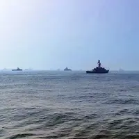 حضور ناوشکن دنا در رژه رزمایش دریایی میلان در هند