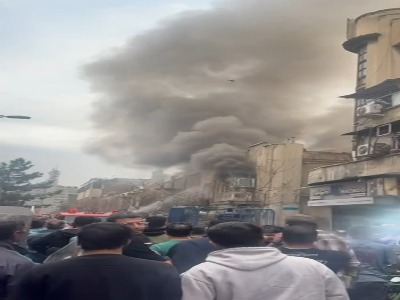 تصاویری دیگر از آتشسوزی در لالهزار