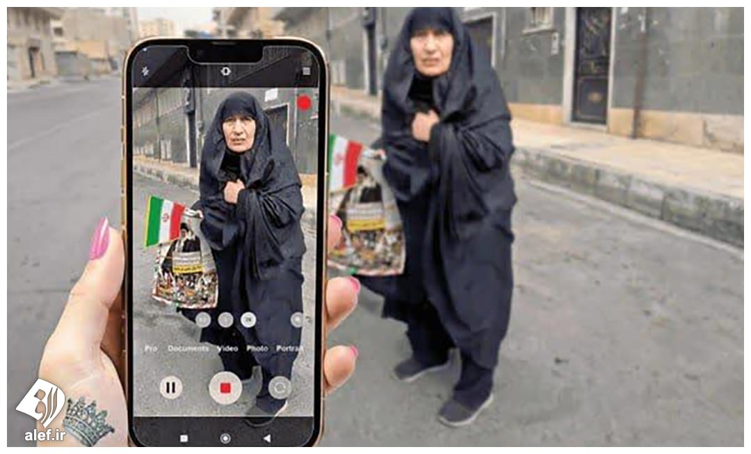 اولین مصاحبه با دختر هتاک به پیرزن در روز راهپیمایی ۲۲ بهمن