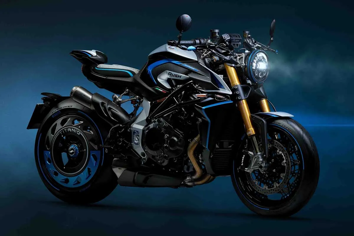 معرفی موتورسیکلت خاص MV آگوستا، اثر هنری تیتانیومی روی دوچرخ