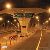 انسداد شبانه مسیر شرق به غرب تونل نیایش و پل صدر