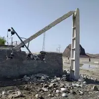 سقوط ۶ پایه برق در مرکز گچساران؛ برق بخش مرکزی دوگنبدان قطع شد