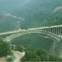 بزرگترین پل فلزی زیرقوسی در شمال کشور به بهرهبردرای رسید