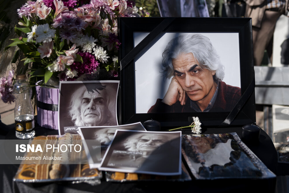 تشییع پیکر علی باباچاهی - بهشت سکینه کرج