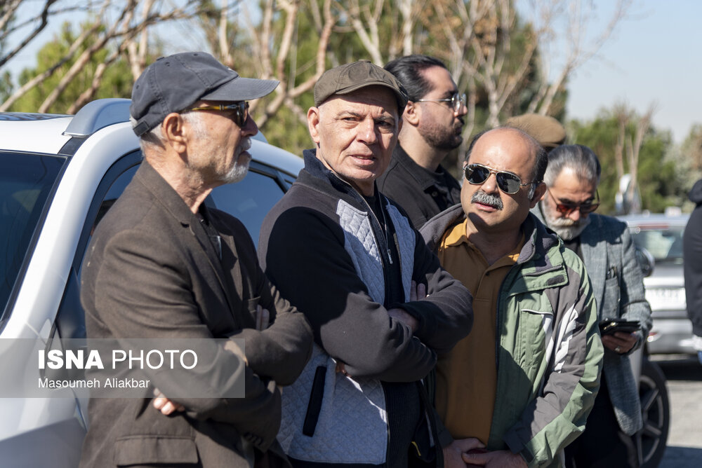 تشییع پیکر علی باباچاهی - بهشت سکینه کرج