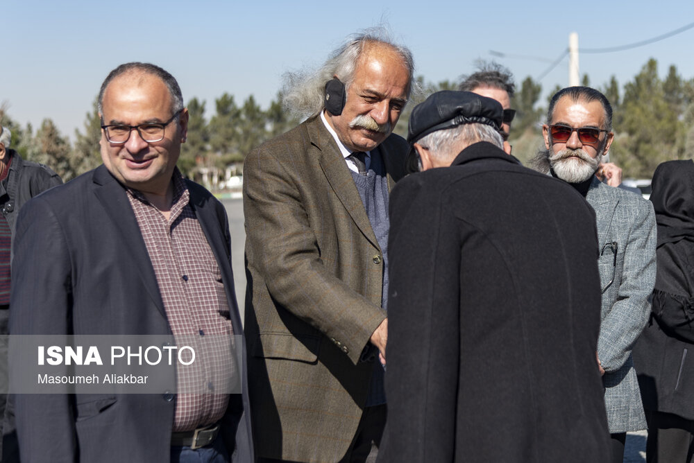 تشییع پیکر علی باباچاهی - بهشت سکینه کرج