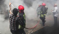 آتشسوزی در یکی از شرکتهای صنعتی شهرک صنعتی آبادان+ ویدئو