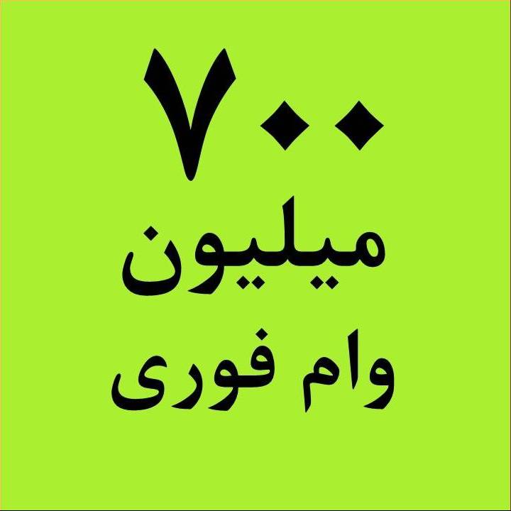 ۷۰۰ میلیون تومان وام فوری برای کد ملی شما بدون ضامن