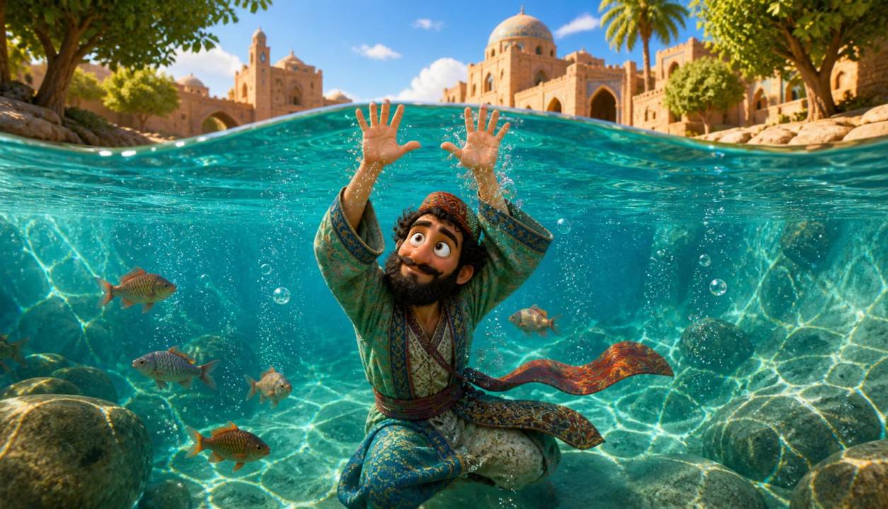 این تصویر درباره کدوم ضرب المثله؟