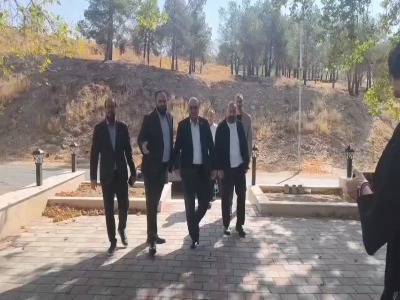 ادای احترام دبیر کل کمیته ملی المپیک به شهید گمنام این فدراسیون تیراندازی
