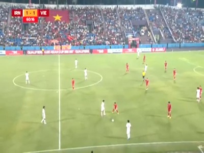 گل دوم ایران به ویتنام