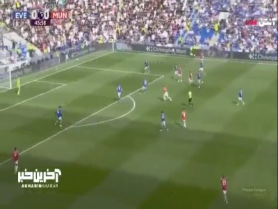 گل اول منچستریونایتد به اورتون توسط امبومو