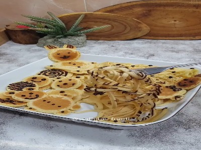 این مدل پنکیک ها برای بچهها خیلی جذابه
