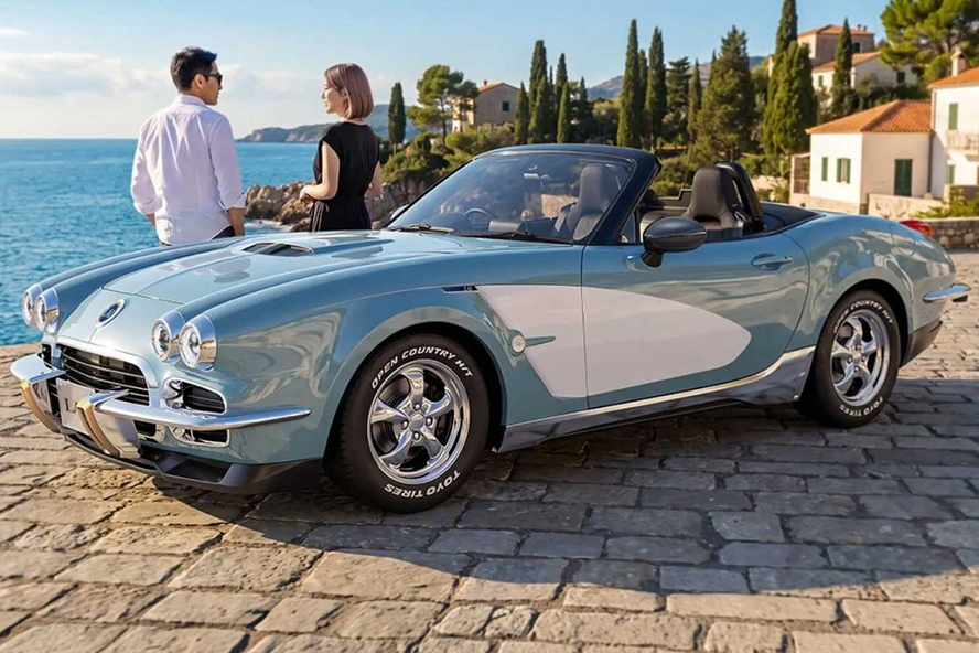 معرفی میتسوکا LA1، وقتی مزدا MX-5 لباس کوروت کلاسیک بر تن میکند!