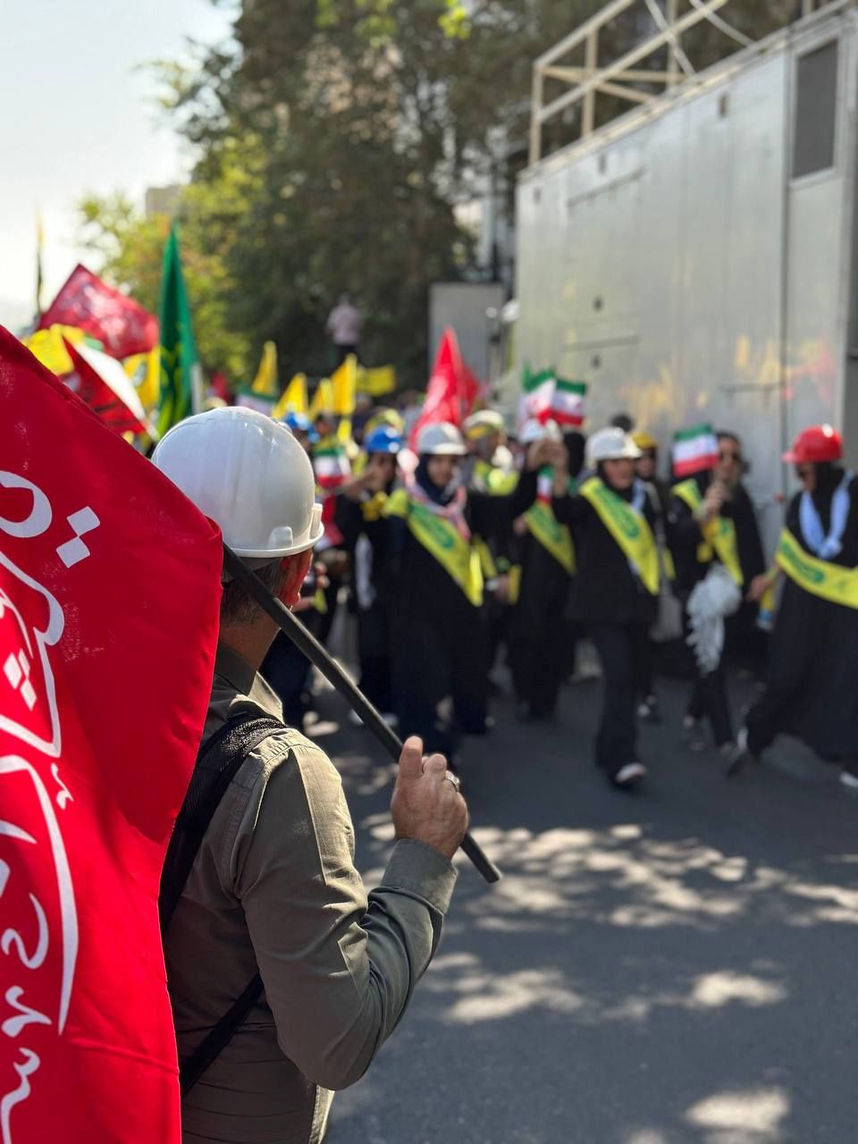 عکس/ حضور زنان جامعه مهندسین کشور در رزمایش مقتدرانه جانفدا