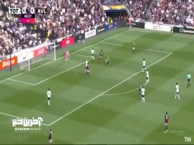 گل اول استون ویلا به تاتنهام توسط مانزامبی