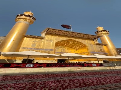 سیاهپوششدن حرم امیرالمؤمنین(ع) در آستانۀ فاطمیه به روایت ۴۵ روز