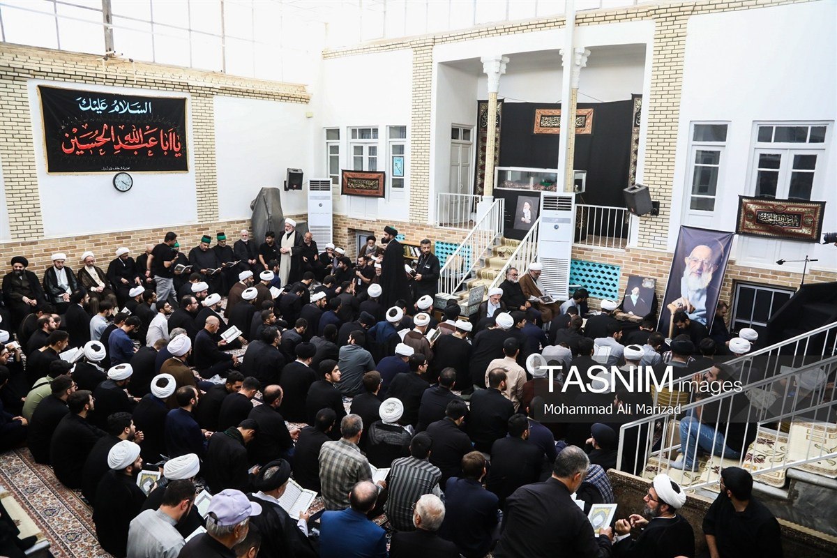 عکس/ مراسم وداع با پیکر آیتالله شبیری زنجانی