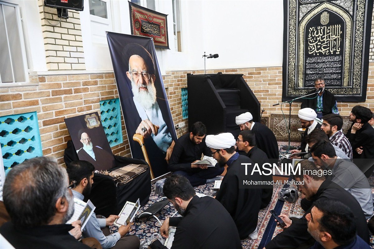 عکس/ مراسم وداع با پیکر آیتالله شبیری زنجانی