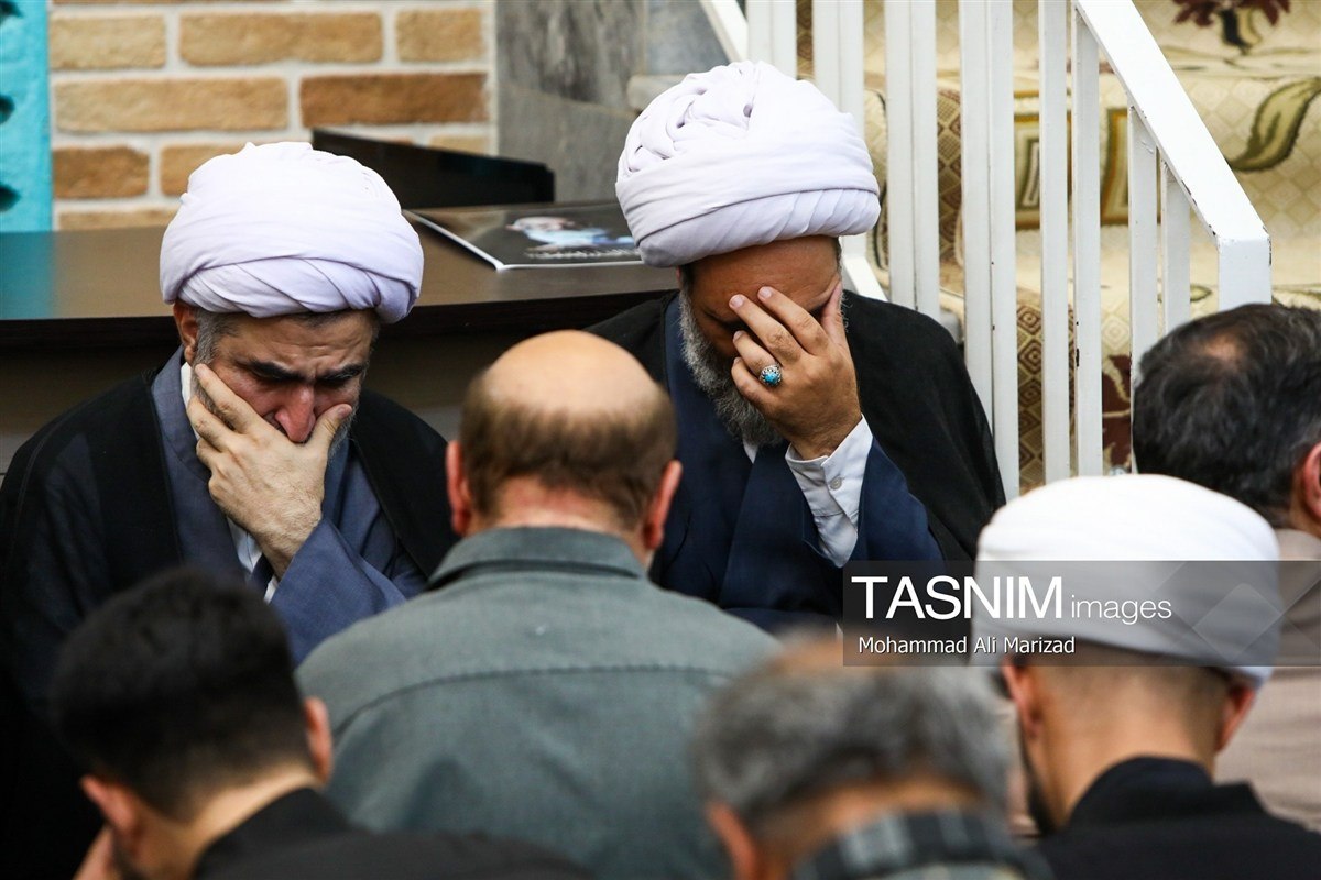 عکس/ مراسم وداع با پیکر آیتالله شبیری زنجانی