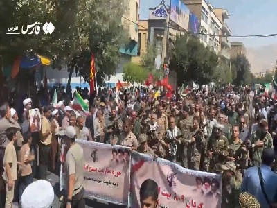 رزمایش جانفدایان ایران در شیراز