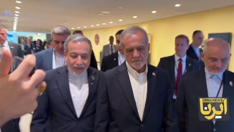 فیلم حضور پزشکیان در مقر سازمان ملل متحد در نیویورک - روز دوم