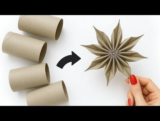 با رول دستمال کاغذی، باغچهای از زیبایی بسازید!
