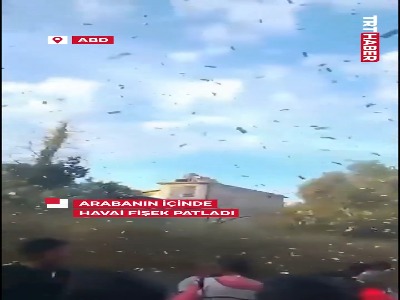 انفجار مواد آتشبازی داخل خودرو در مکزیک