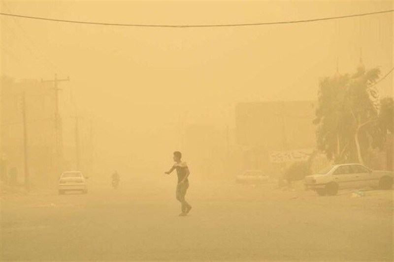 سرعت طوفان گردوخاک سیستان از مرز 130 کیلومتر گذشت