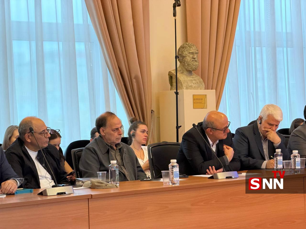 عکس/همایش جایگاه فرهنگ در روابط و تعاملات با حضور وزیر فرهنگ و سفیر ایران در روسیه