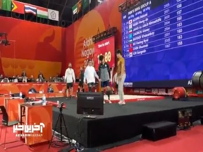 معارفه میرمصطفی جوادی در دسته ۸۵ کیلوگرم بازی های آسیایی