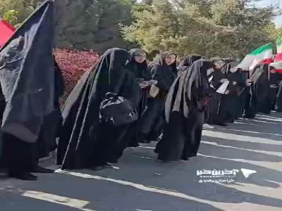 ویدئویی از بزرگترین زنجیره انسانی جانفدا در مشهدمقدس