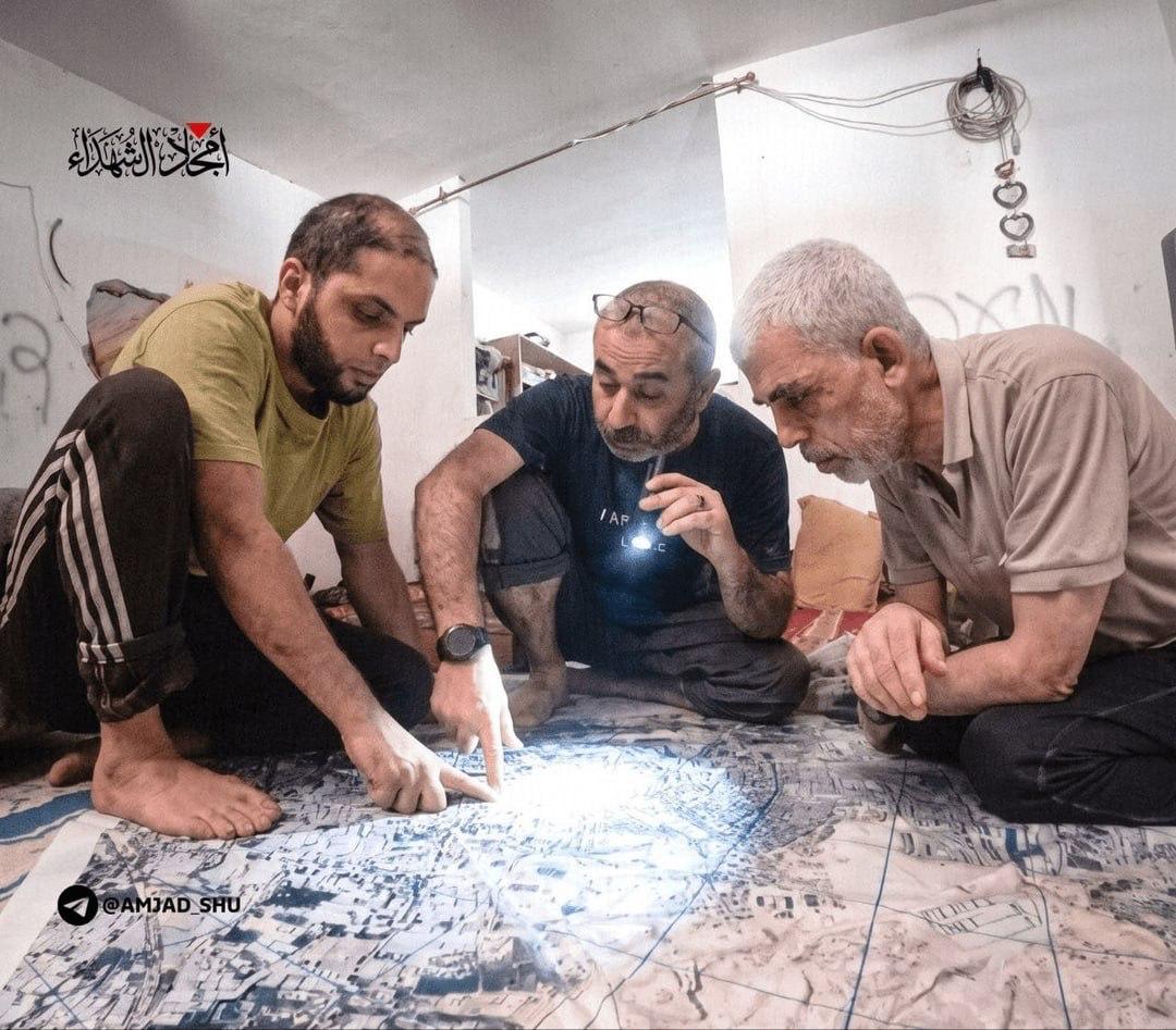 عکس/ تصاویری تازه از السنوار در قلب نبردهای رفح