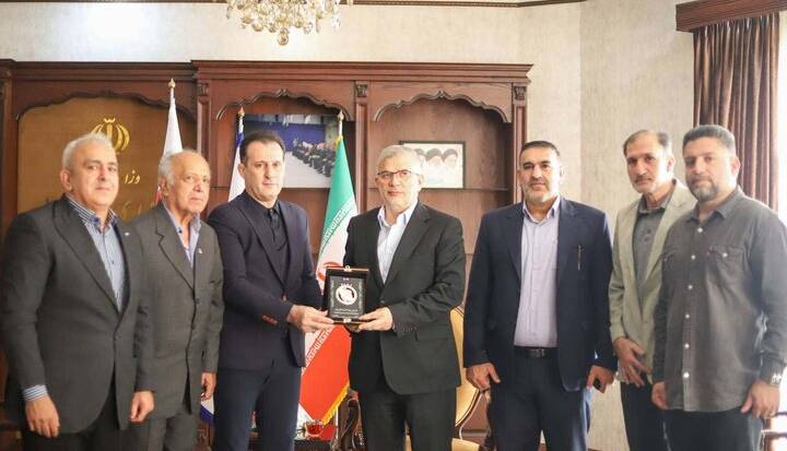 دیدار رئیس فدراسیون جودو با استاندار البرز