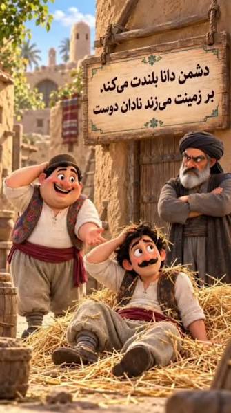 چرا گاهی دشمنِ دانا از دوستِ نادان نجاتبخشتره؟ .