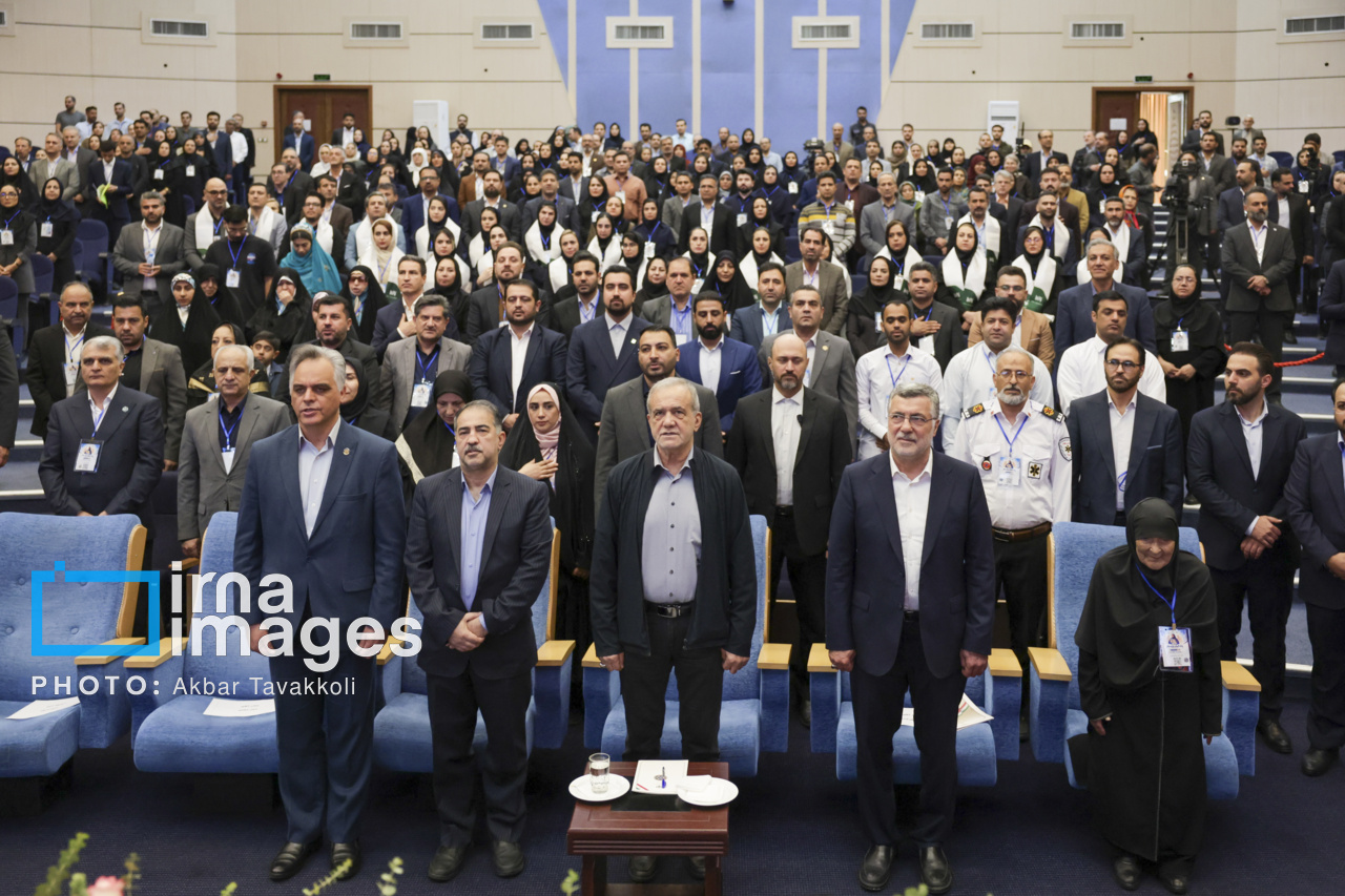 عکس/مراسم گرامیداشت روز پرستار با حضور رئیس جمهور