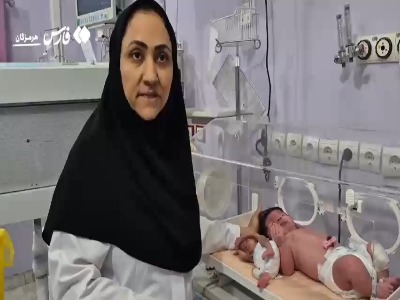 تولد ۲ نوزاد با اختلاف وزن ۱۱ برابری در بندرعباس