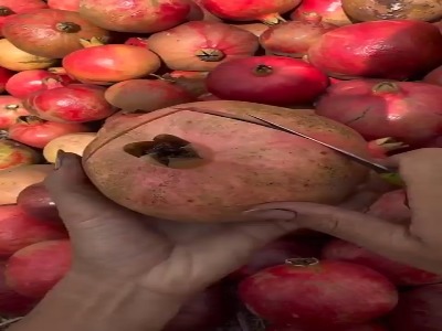 انار رو اینجوری قاچ کنید!