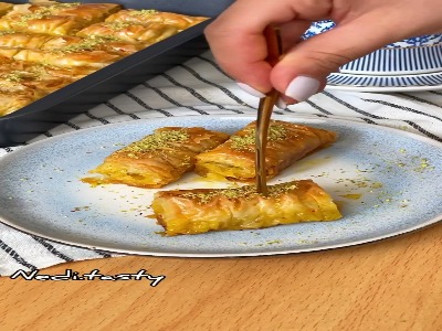 باقلوای خونگی سه سوته