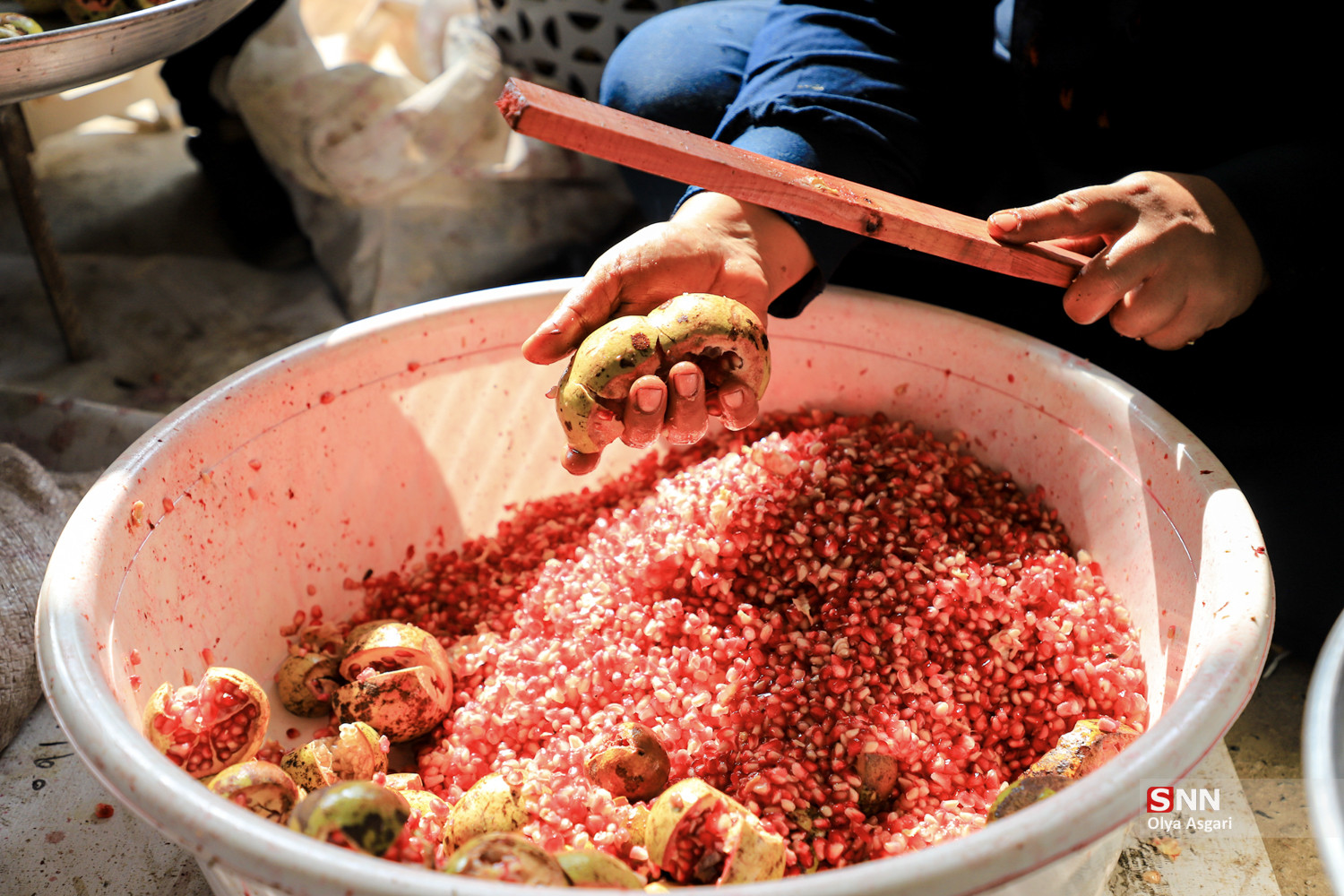 رسم «اِنار دِله کانی» در روستای بالاجاده کردکوی
